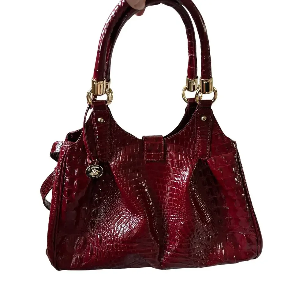 Brahmin Elisa Chianti Melbourne Red
Satchel – Excellent Condition - Picture 4 of 10